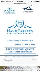 Scam - Hank Parker's Party and Tent Rental Scam